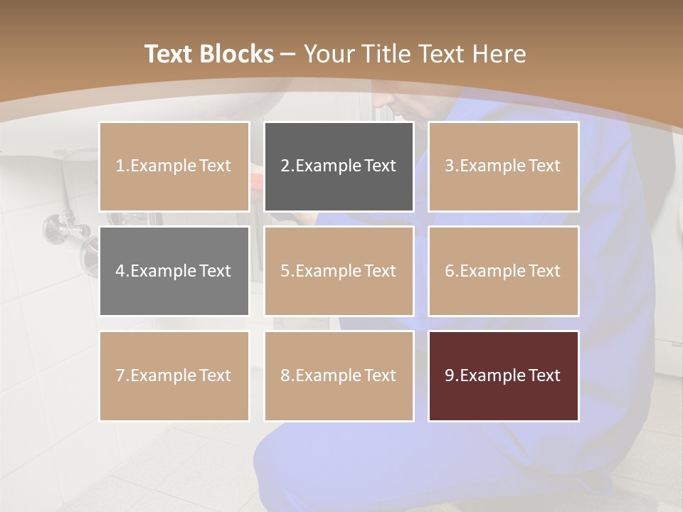 Home Improvement Installer Blocked PowerPoint Template