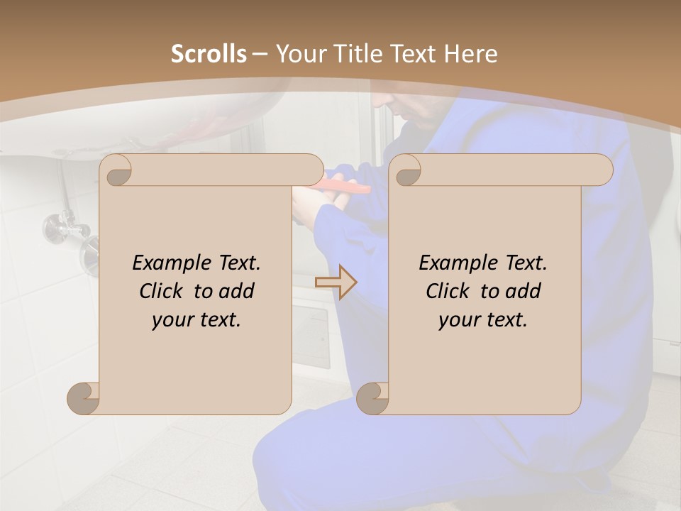 Home Improvement Installer Blocked PowerPoint Template