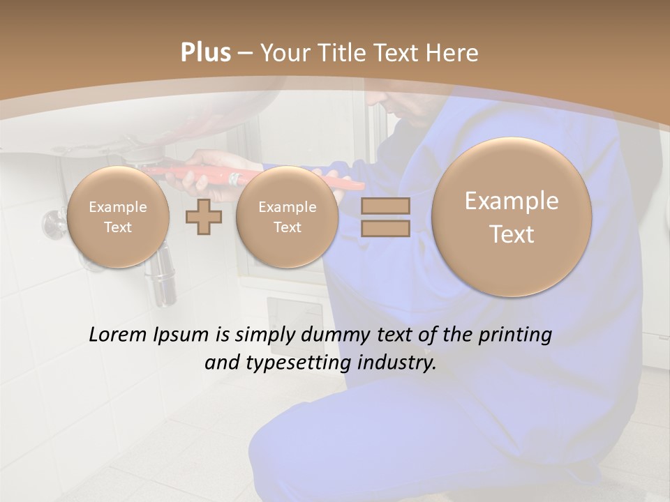 Home Improvement Installer Blocked PowerPoint Template