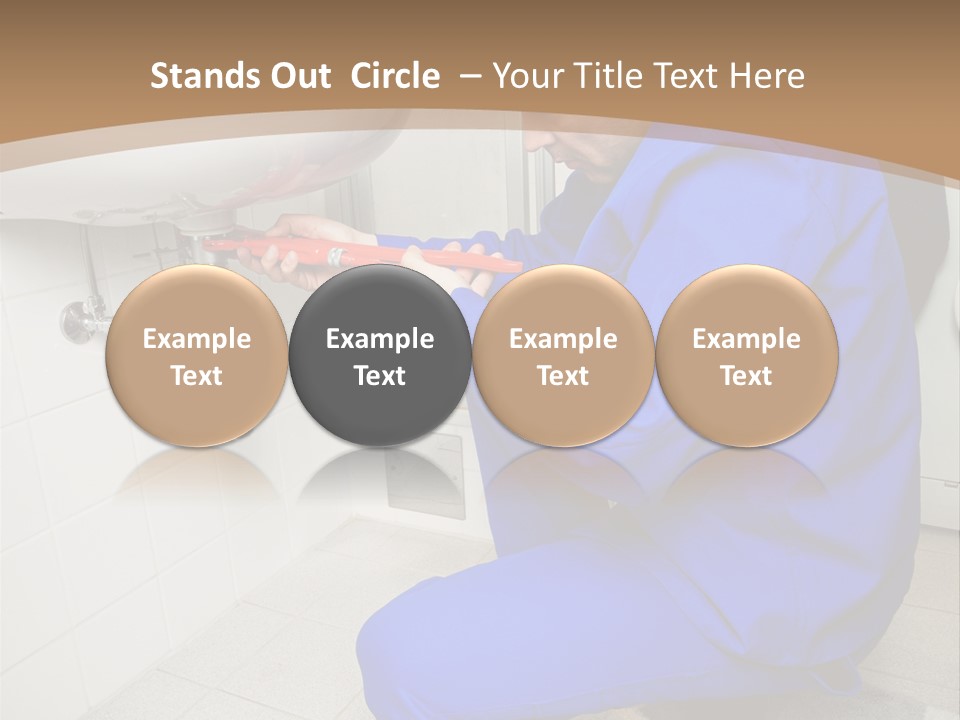Home Improvement Installer Blocked PowerPoint Template