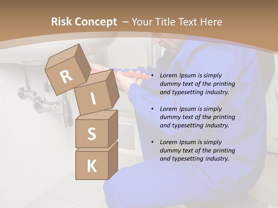 Home Improvement Installer Blocked PowerPoint Template