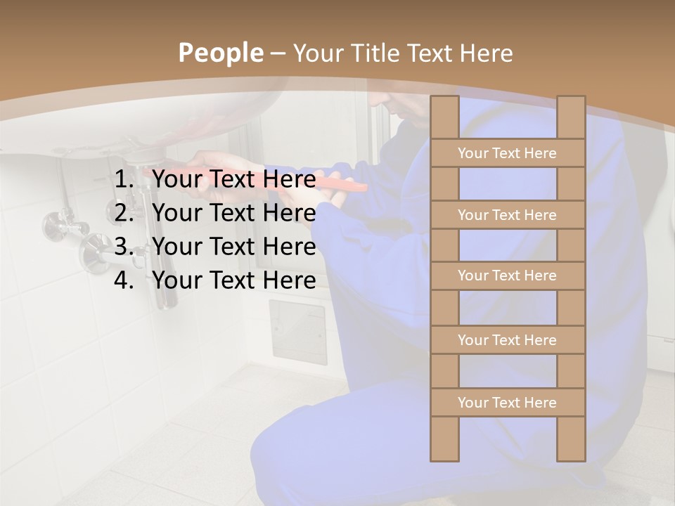 Home Improvement Installer Blocked PowerPoint Template