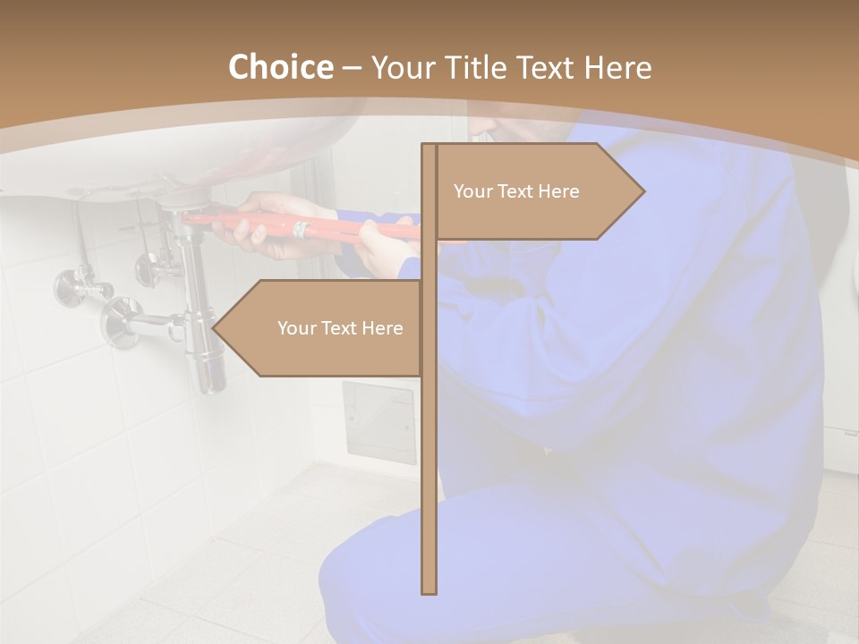 Home Improvement Installer Blocked PowerPoint Template