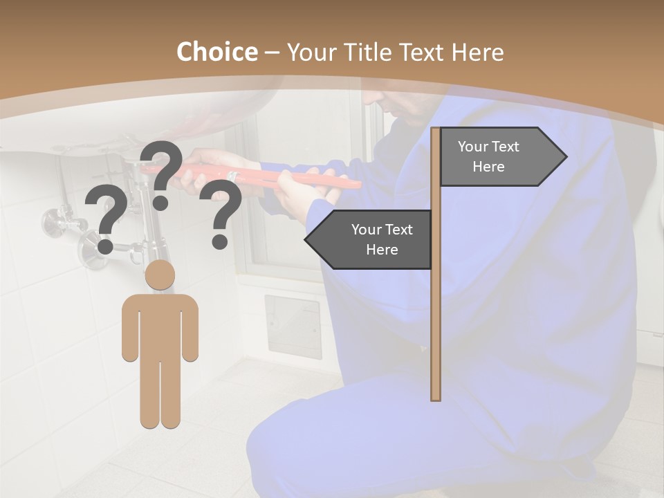 Home Improvement Installer Blocked PowerPoint Template