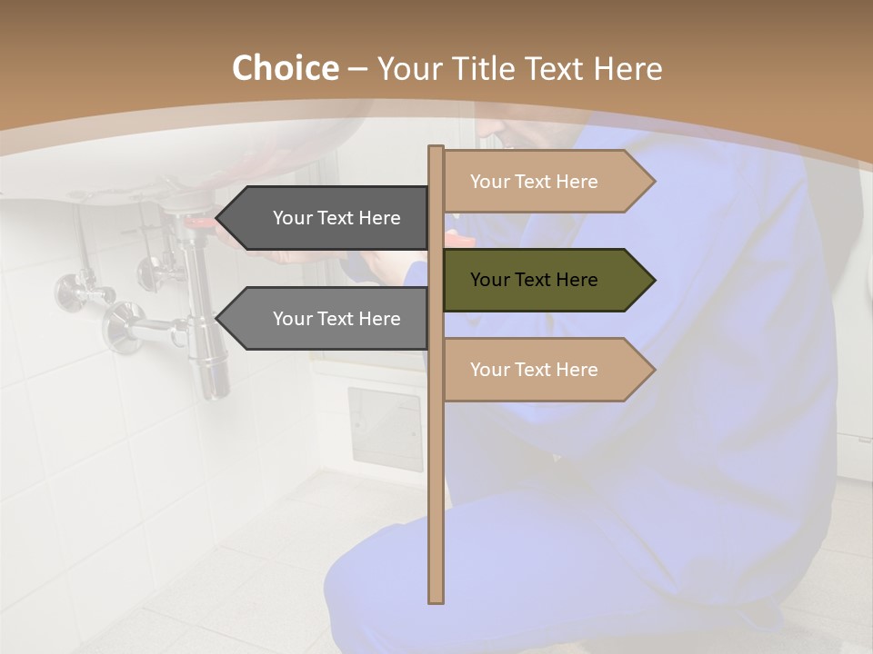 Home Improvement Installer Blocked PowerPoint Template