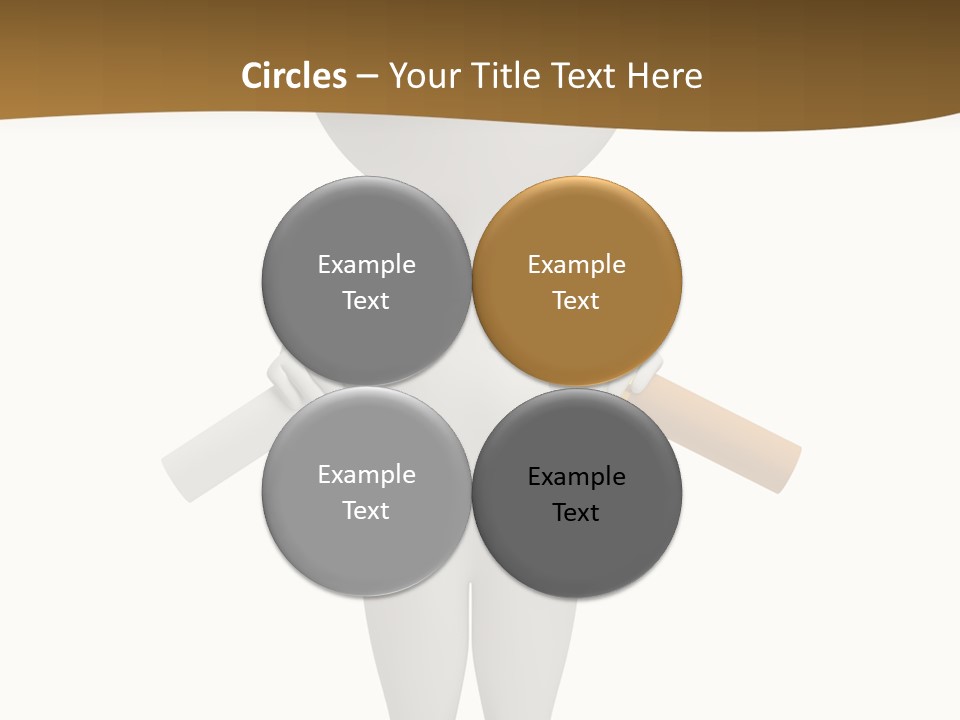 Cartoon Small White PowerPoint Template