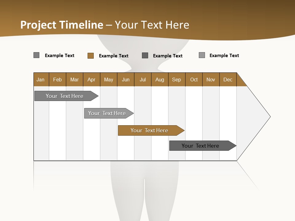 Cartoon Small White PowerPoint Template