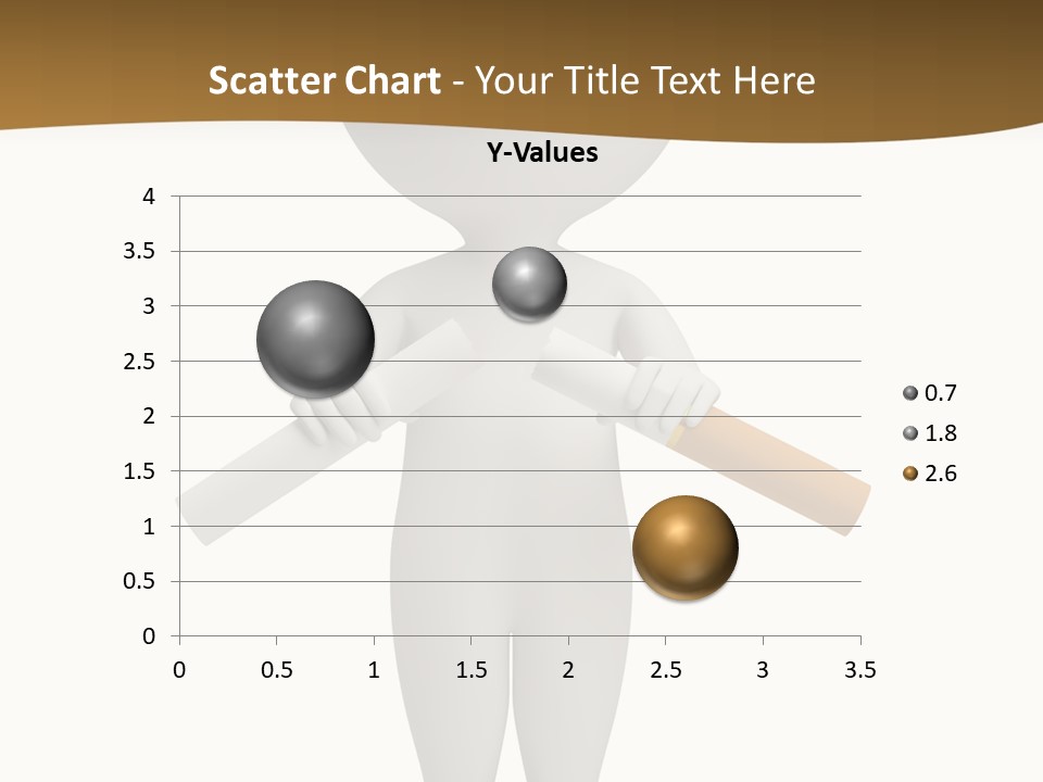 Cartoon Small White PowerPoint Template