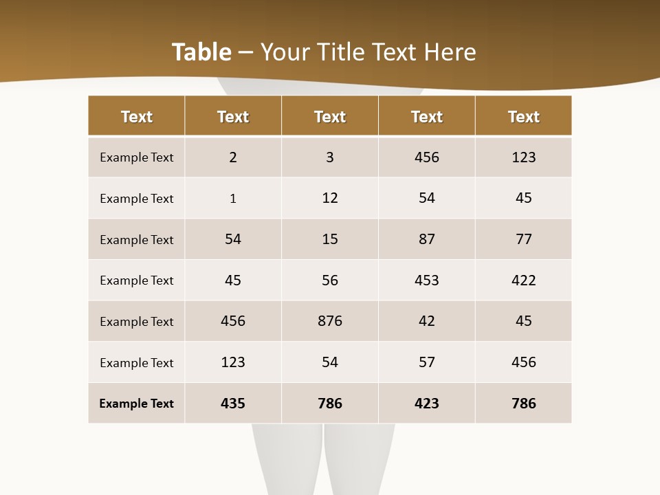 Cartoon Small White PowerPoint Template