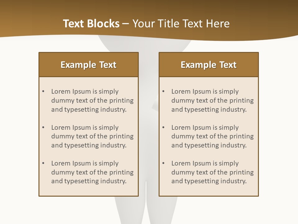 Cartoon Small White PowerPoint Template