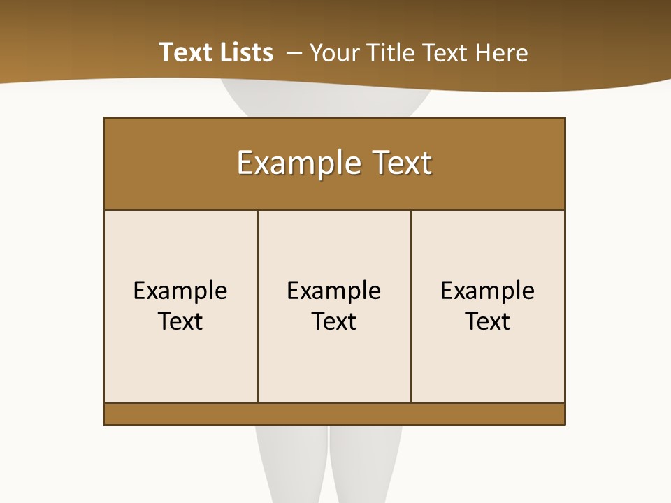 Cartoon Small White PowerPoint Template