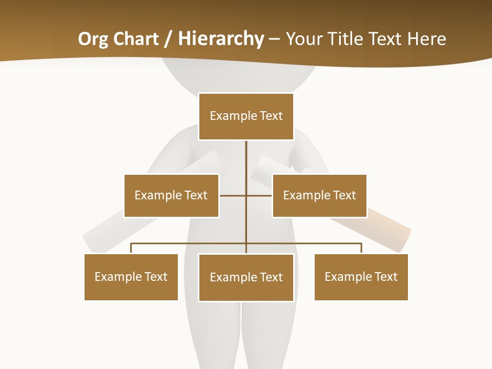 Cartoon Small White PowerPoint Template
