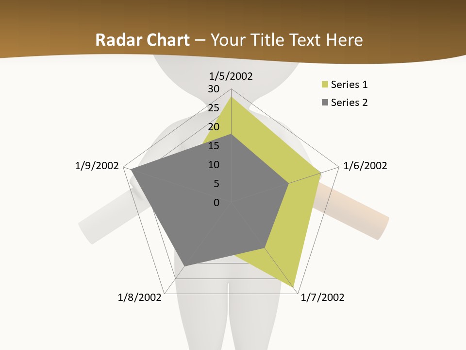 Cartoon Small White PowerPoint Template