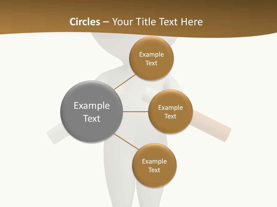 Cartoon Small White PowerPoint Template