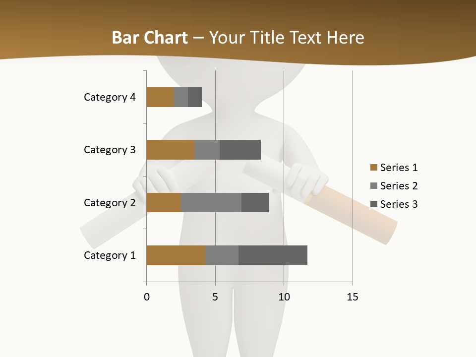 Cartoon Small White PowerPoint Template