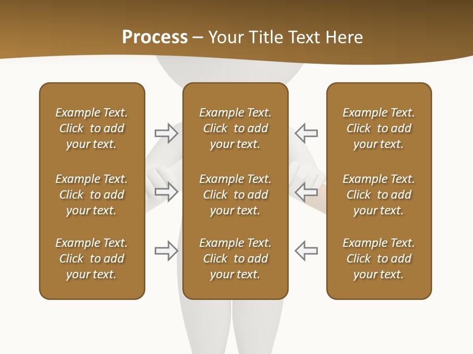 Cartoon Small White PowerPoint Template