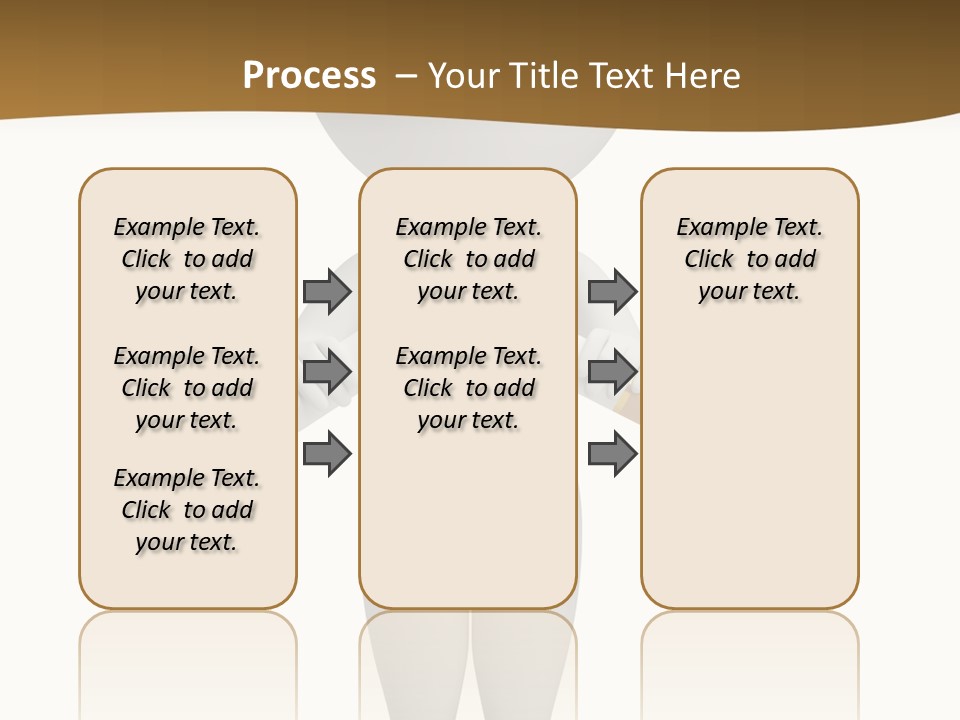 Cartoon Small White PowerPoint Template