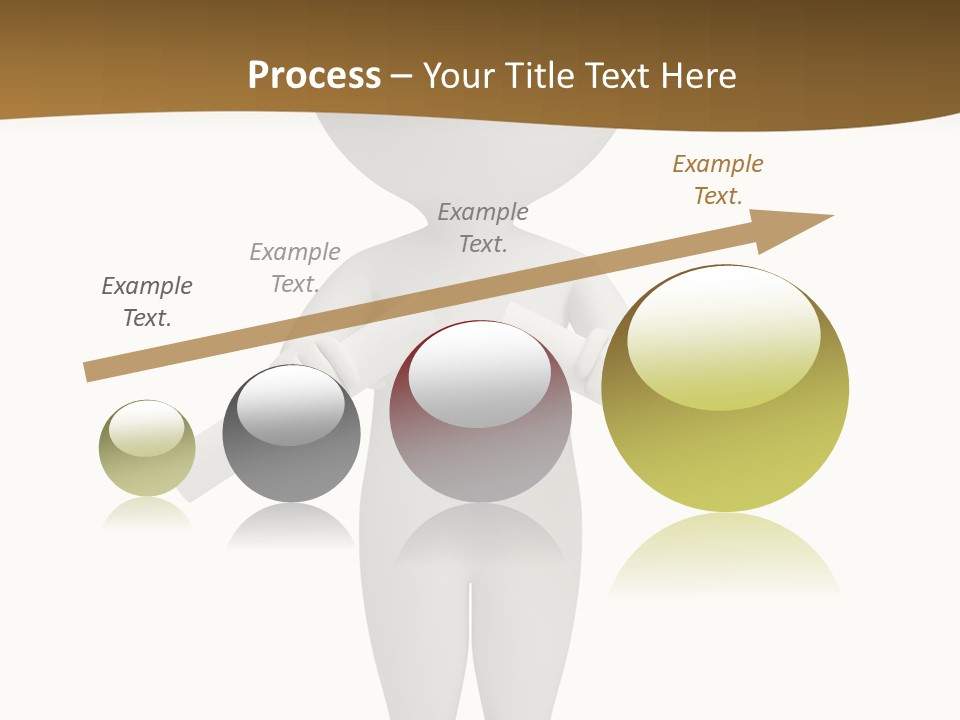 Cartoon Small White PowerPoint Template