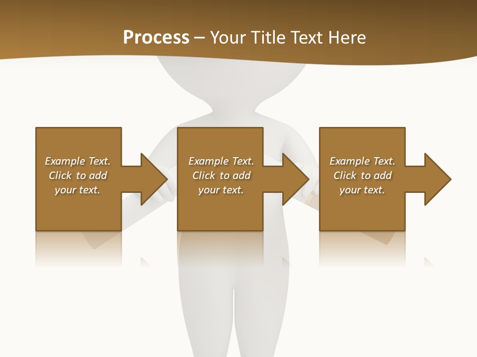 Cartoon Small White PowerPoint Template