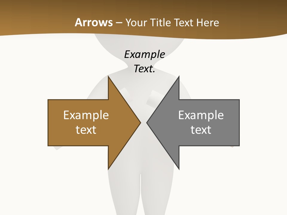 Cartoon Small White PowerPoint Template