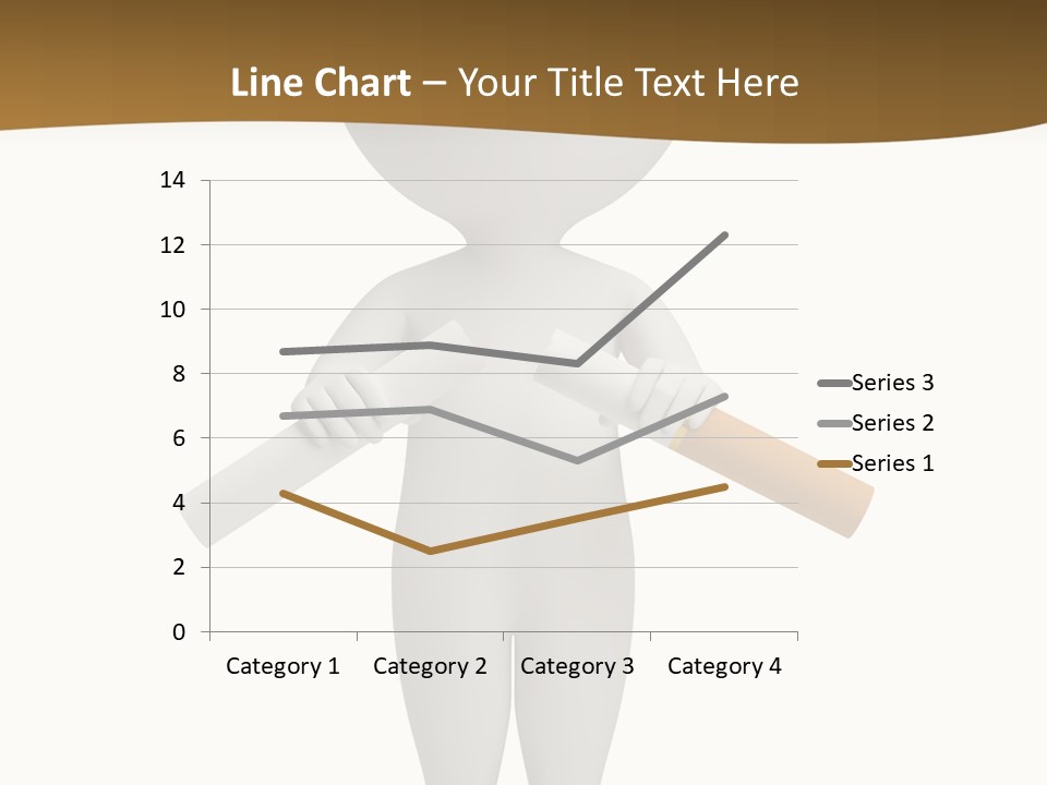 Cartoon Small White PowerPoint Template