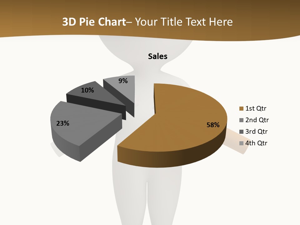 Cartoon Small White PowerPoint Template