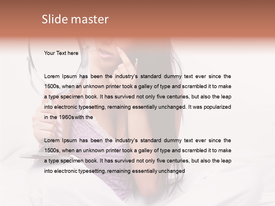 Natural Sexy Emotion PowerPoint Template