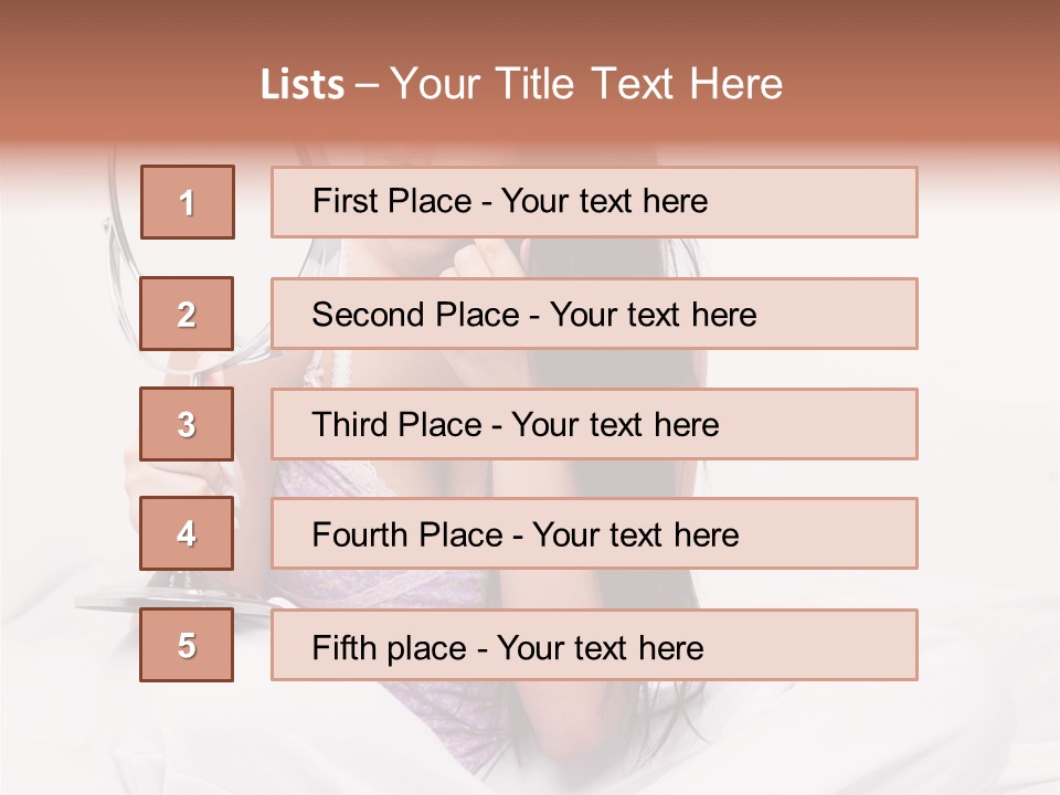 Natural Sexy Emotion PowerPoint Template