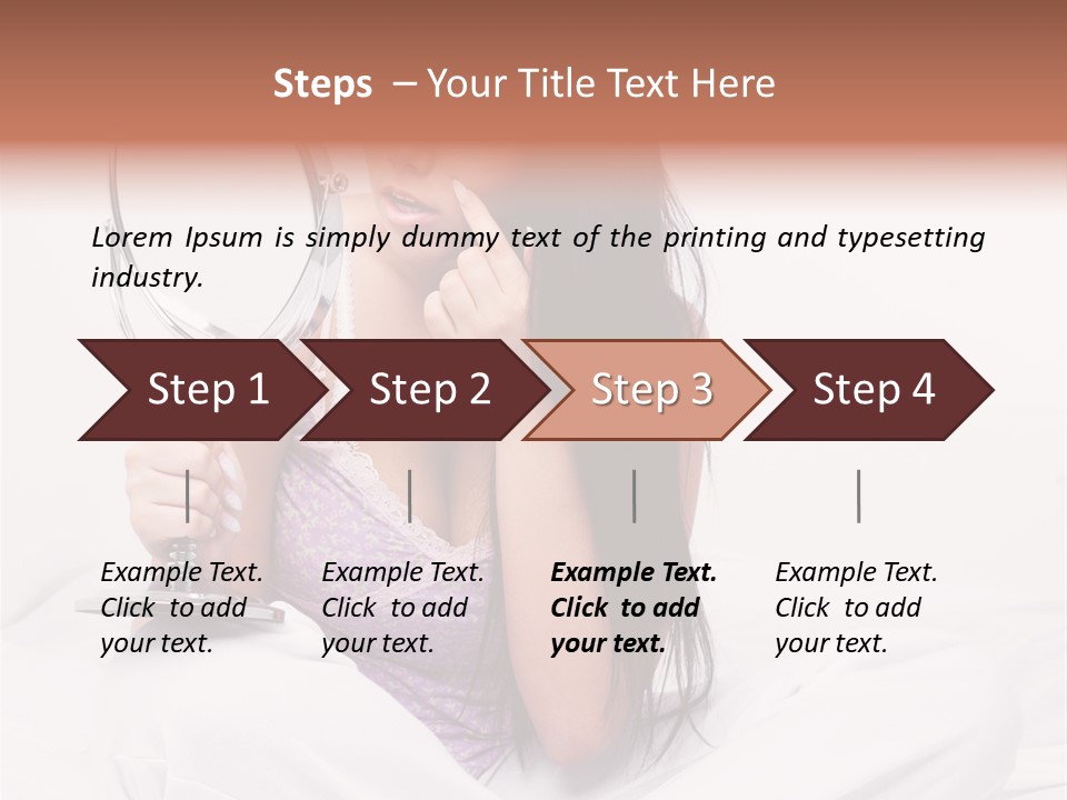 Natural Sexy Emotion PowerPoint Template