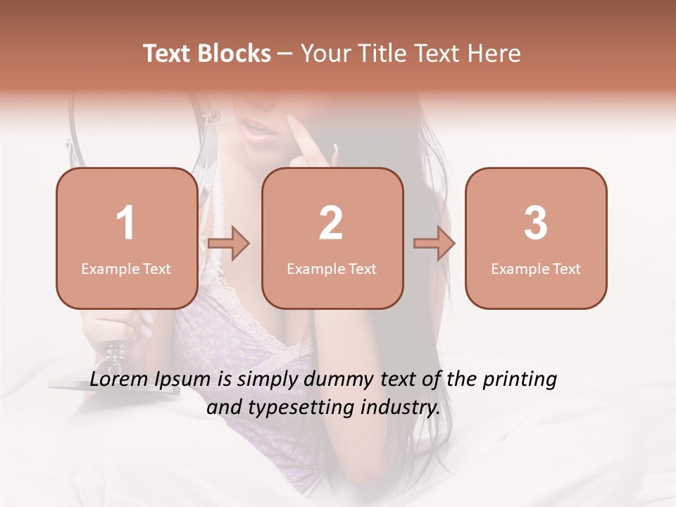 Natural Sexy Emotion PowerPoint Template