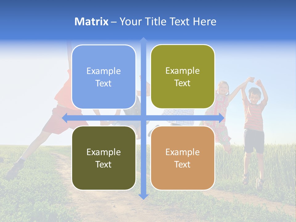 Freedom Sunlight Hill PowerPoint Template