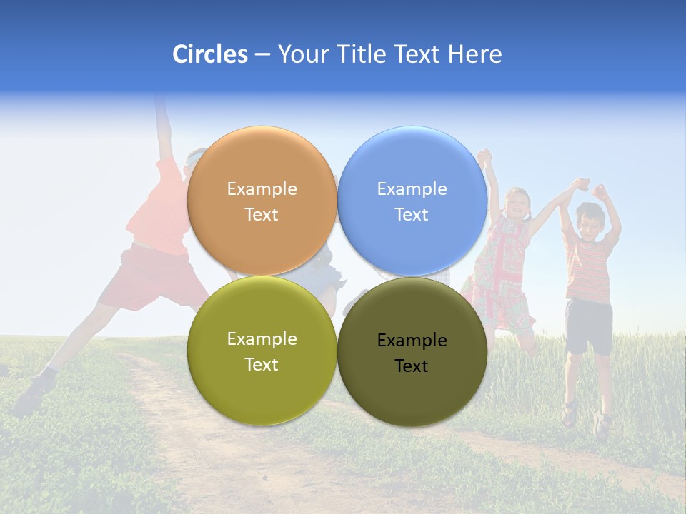 Freedom Sunlight Hill PowerPoint Template