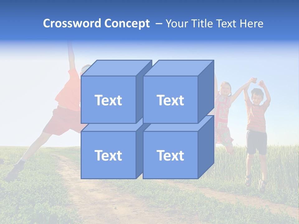 Freedom Sunlight Hill PowerPoint Template