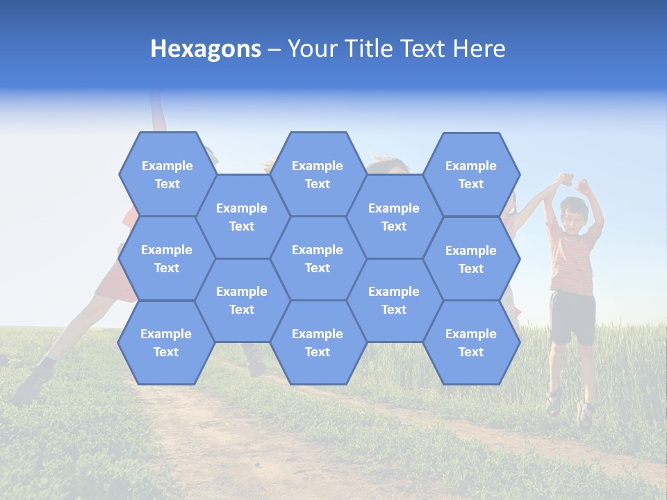 Freedom Sunlight Hill PowerPoint Template