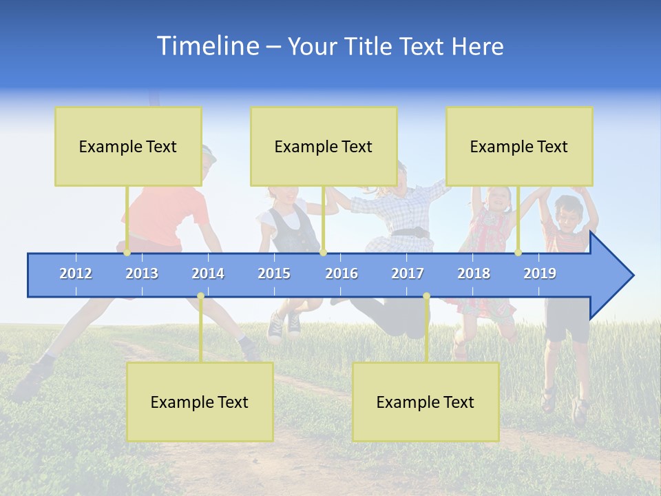 Freedom Sunlight Hill PowerPoint Template
