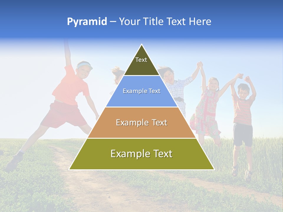 Freedom Sunlight Hill PowerPoint Template