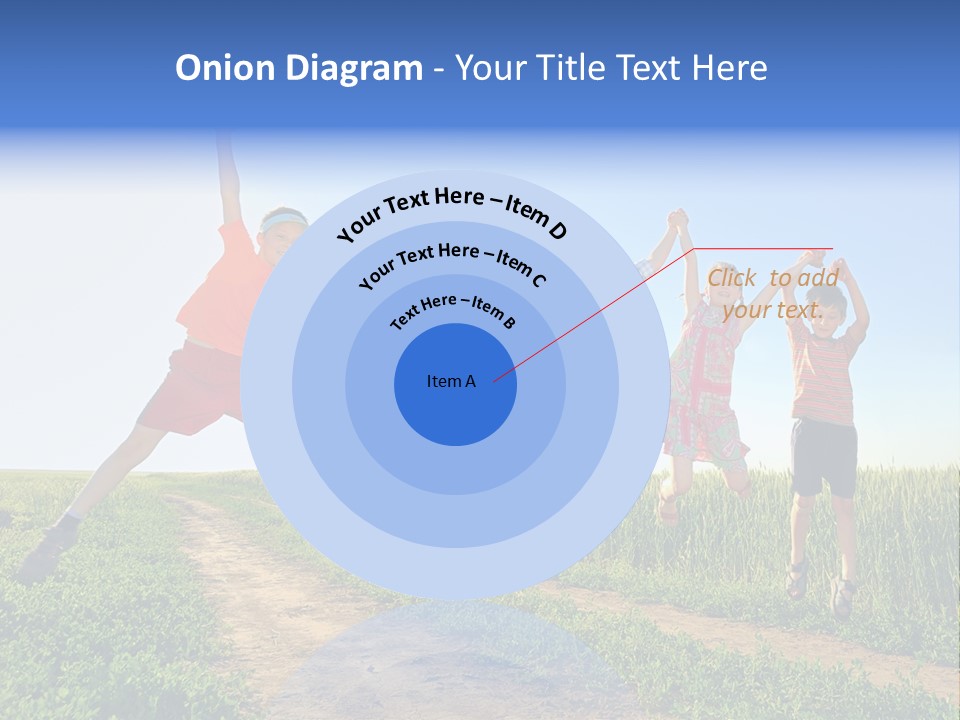 Freedom Sunlight Hill PowerPoint Template