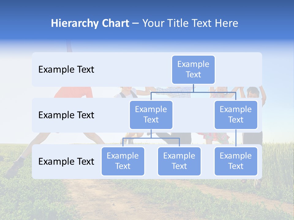 Freedom Sunlight Hill PowerPoint Template