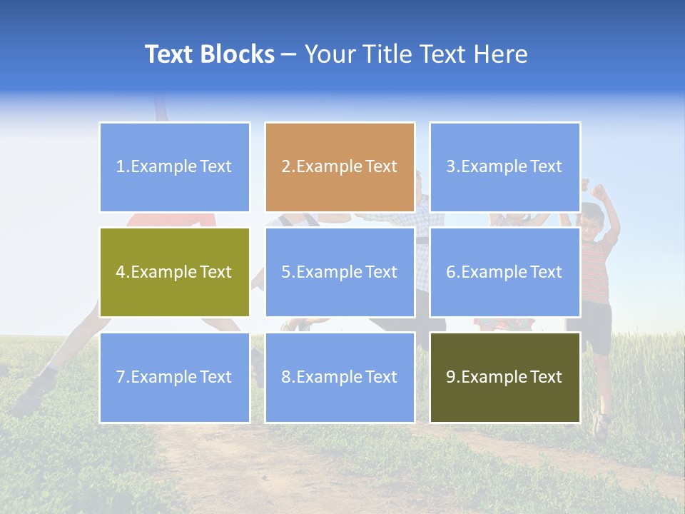 Freedom Sunlight Hill PowerPoint Template