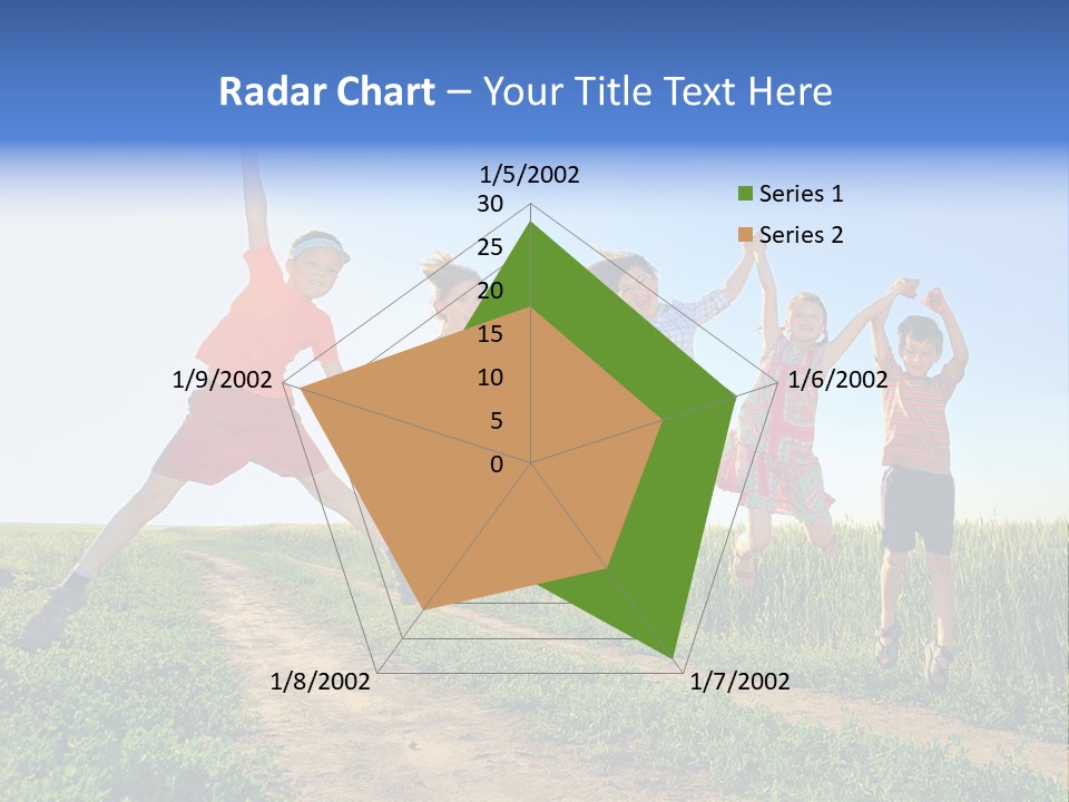 Freedom Sunlight Hill PowerPoint Template