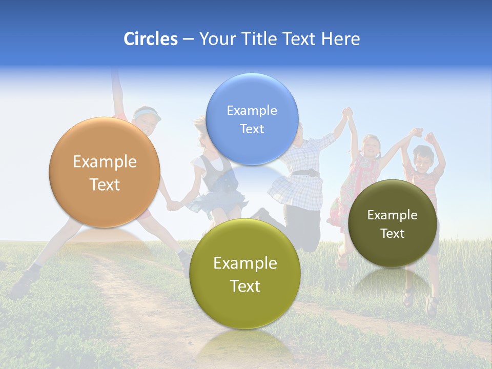 Freedom Sunlight Hill PowerPoint Template