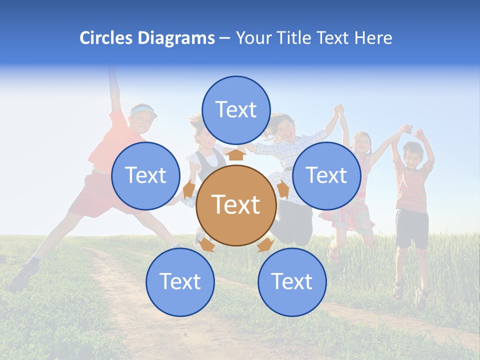 Freedom Sunlight Hill PowerPoint Template