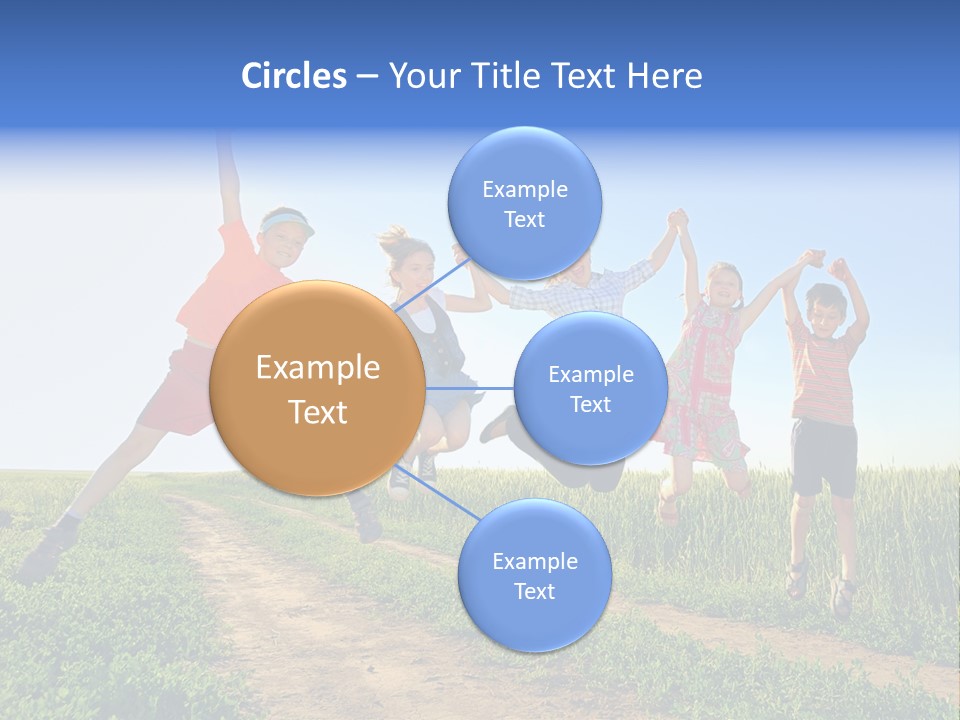 Freedom Sunlight Hill PowerPoint Template