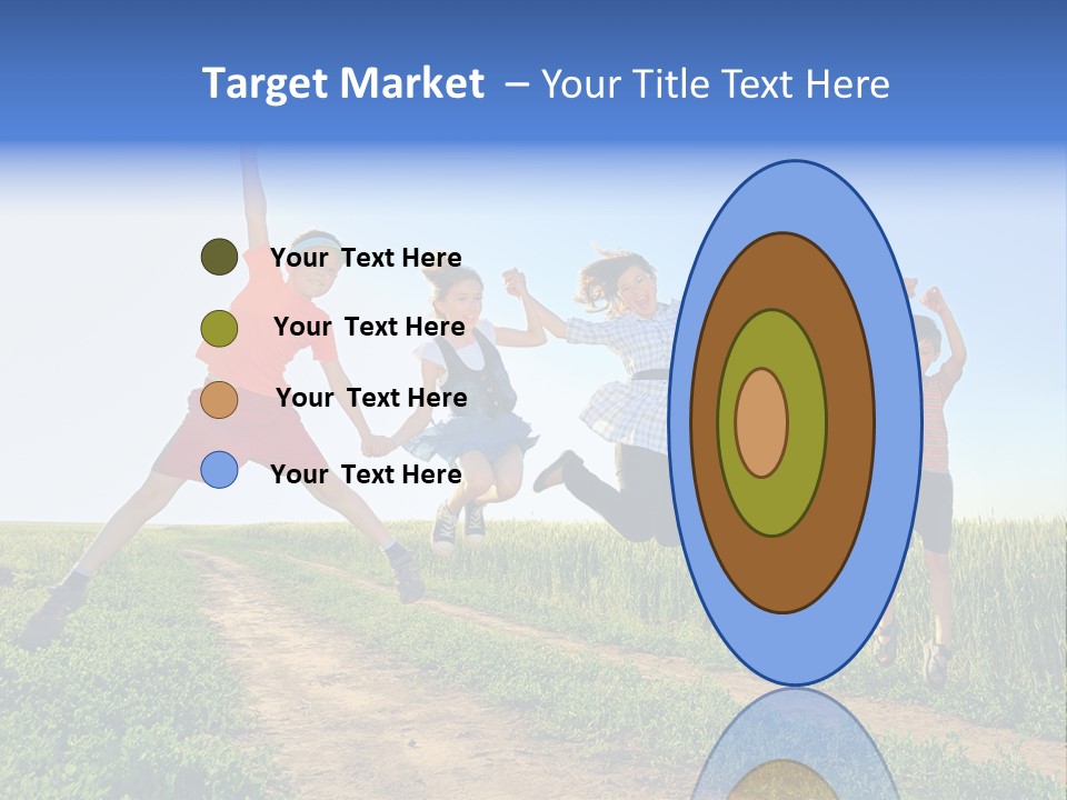 Freedom Sunlight Hill PowerPoint Template