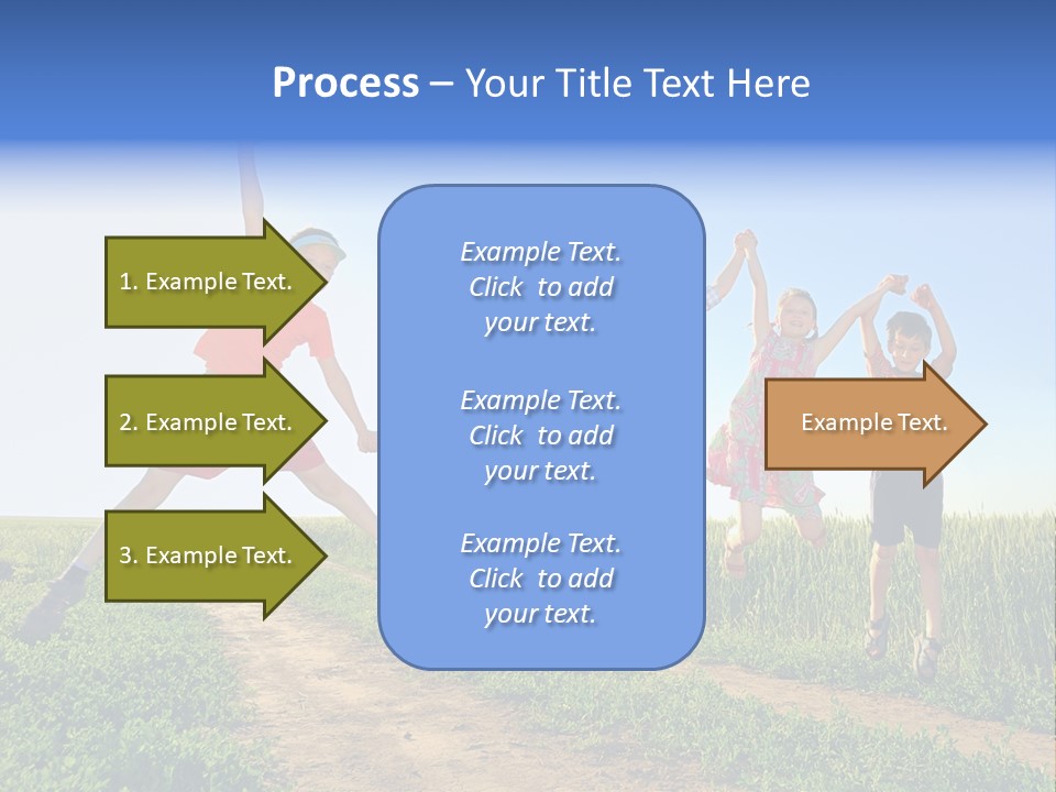 Freedom Sunlight Hill PowerPoint Template