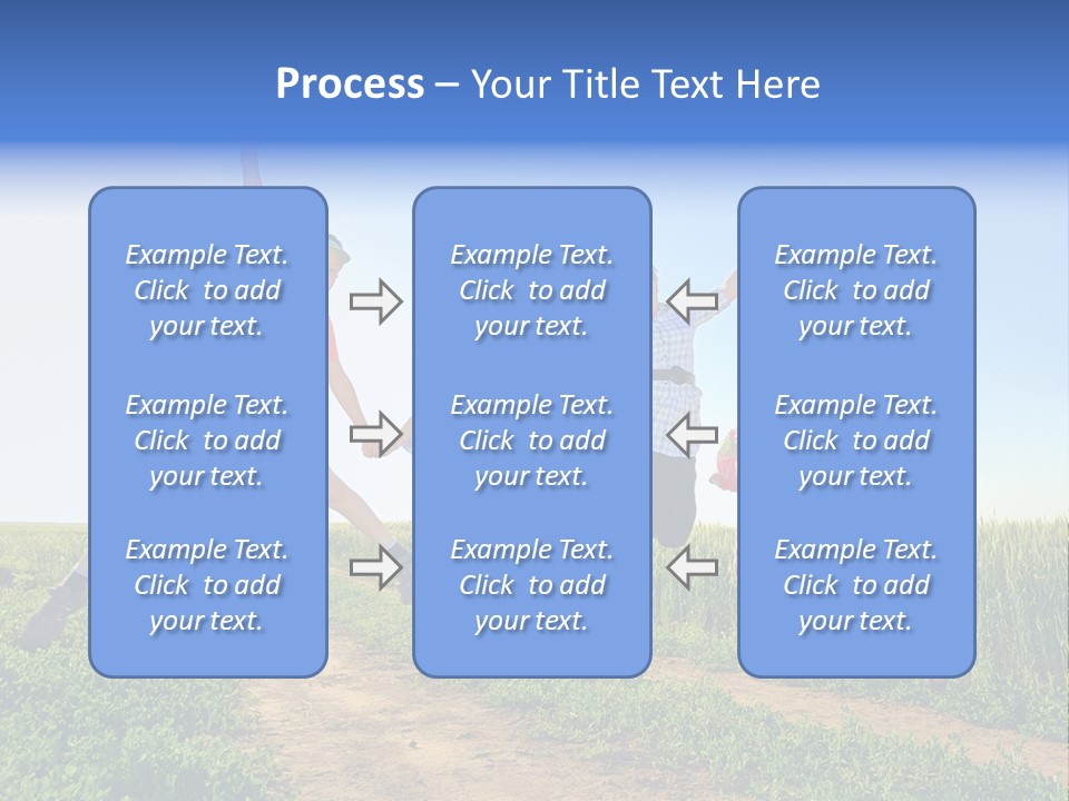 Freedom Sunlight Hill PowerPoint Template