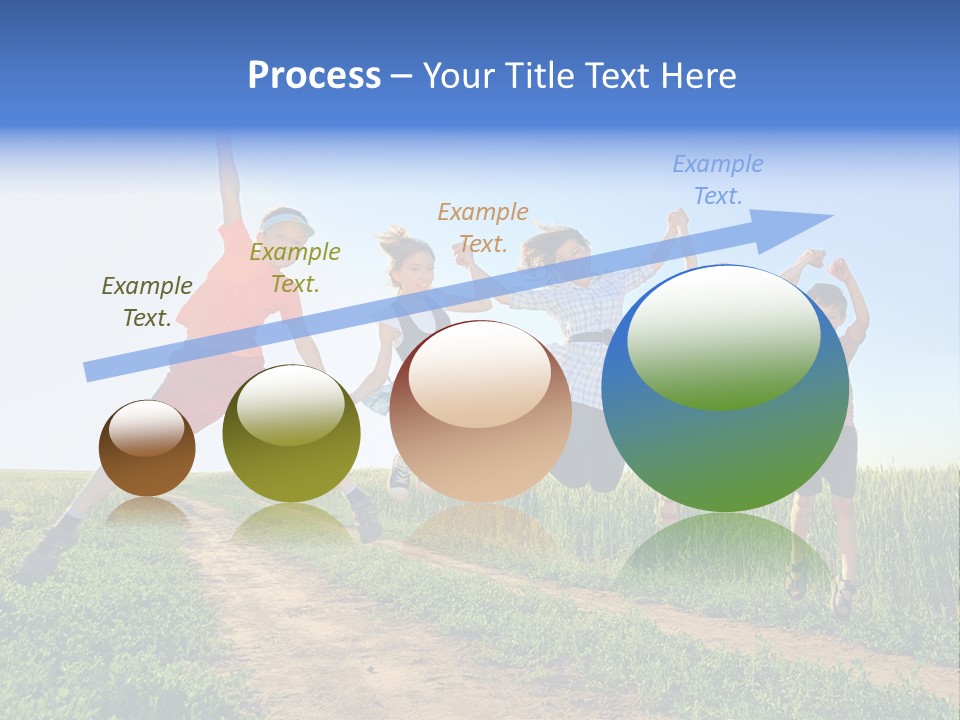 Freedom Sunlight Hill PowerPoint Template
