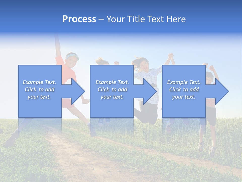 Freedom Sunlight Hill PowerPoint Template