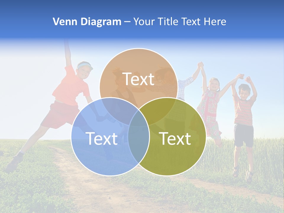Freedom Sunlight Hill PowerPoint Template