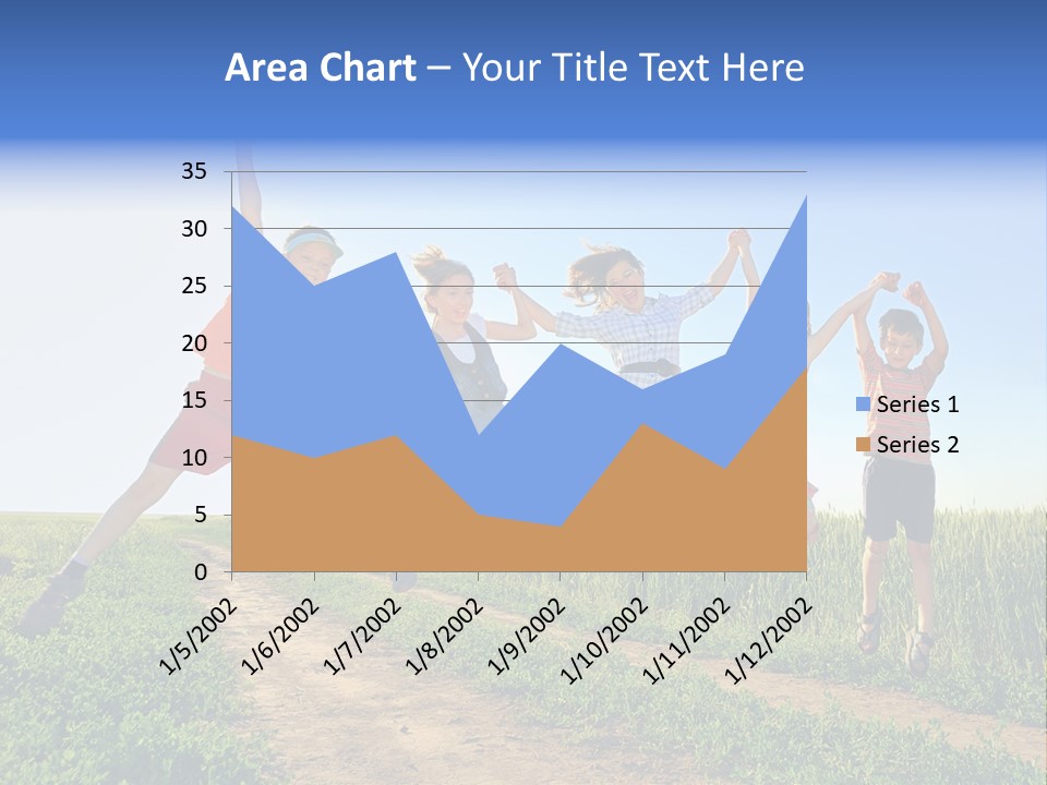 Freedom Sunlight Hill PowerPoint Template